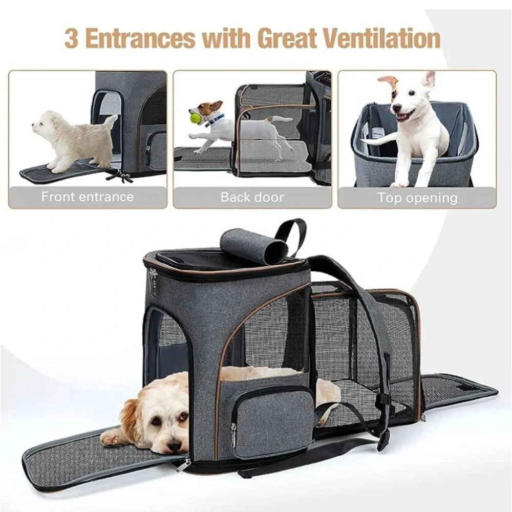NEW WITH TAGS—Dog Backpack Carrier—Foldable for easy storage